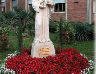 statua votiva donata ex allievi al villaggio