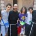 Frati e ragazzi ad Assisi