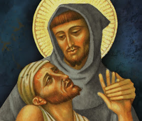 san francesco misericordioso col lebbroso