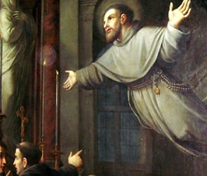 San Giuseppe da Copertino in volo