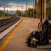 Zaino fermata treno