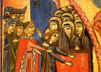 Tavola di santa Chiara - quarta scena