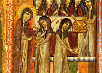 Tavola di santa Chiara - scena 6