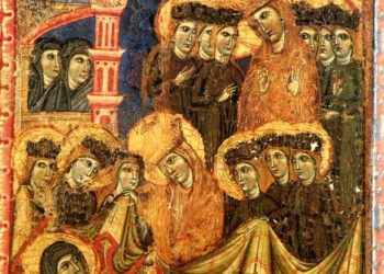 Tavola di santa Chiara - scena 7